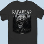 Protecting My Cubs, Always - Family Personalized Custom Unisex T-shirt, Premium T-shirt, Hoodie - Father's Day, Gift For Dad, Grandpa