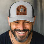 Custom Shaped Leather Patch Hat - Personalized Appreciation, Retirement Gift For Men, Women, Coworkers, Work Friends, Colleagues - Retirement Life