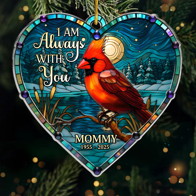 Custom Acrylic Ornament - Personalized Christmas Memorial Sympathy Gifts For Loss Of Mom, Dad - Guided By Your Spirit
