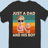Like Father, Like Fun - Family Personalized Custom Unisex T-shirt, Premium T-shirt, Hoodie - Father's Day, Gift For Dad, Grandpa