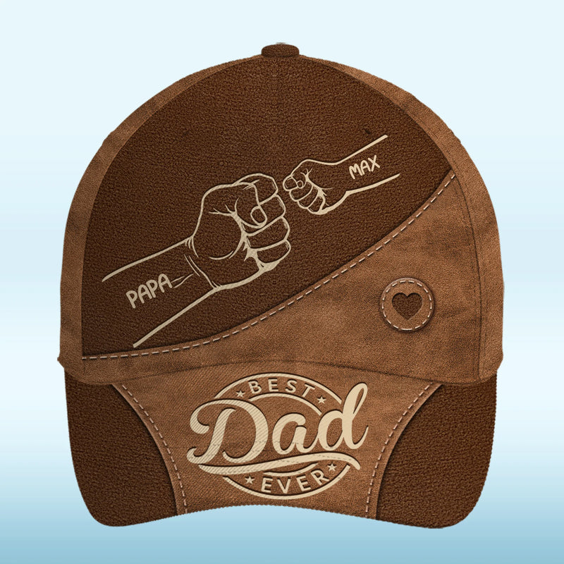 My First Superhero - Family Personalized Custom Hat, All Over Print Classic Cap - Father's Day, Gift For Dad, Grandpa