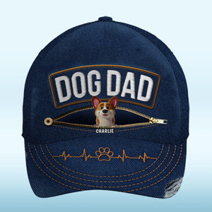 Happiness Is Being A Pet Parent - Dog Personalized Custom Hat, All Over Print Classic Cap - Gift For Pet Owners, Pet Lovers
