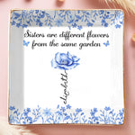 Custom Name Sister Gifts for Women - Personalized Full-Print Jewelry Dish