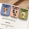 Custom Leather Bookmark - Personalized  Bookish Gifts For Book Lovers, Bookworms, Dog Dad And Mom - Reading Is Better With Paws