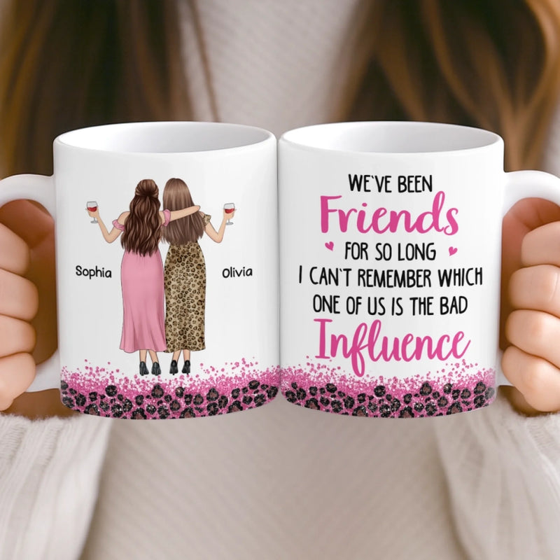 Custom Mug - Personalized Best Friend Christmas Birthday Gifts For Women, Besties, Sisters, BFF - Life Is Better With Besties