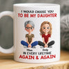 Custom Mug - Personalized Birthday Gifts For Mom, Dad, Daughter - Forever My Little Girl