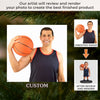 Custom Photo Acrylic Ornament - Personalized Christmas Birthday Sport Gifts For Sports Lovers - Court Conqueror