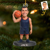 Custom Photo Acrylic Ornament - Personalized Christmas Birthday Sport Gifts For Sports Lovers - Court Conqueror
