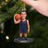 Custom Photo Acrylic Ornament - Personalized Christmas Birthday Sport Gifts For Sports Lovers - Court Conqueror