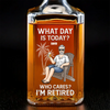 Custom Glass Whiskey Bottle - Personalized Retirement Gifts For Best Friends, Family, Coworker, Work Bestie, Wine, Bourbon, Whiskey Lovers - No Deadlines, Just Lifelines