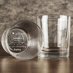 Custom Whiskey Glass - Personalized Anniversary Wedding Gifts For Husband And Wife, Him And Her, Wine, Bourbon, Whiskey Lovers - Straight Up, You’re Mine