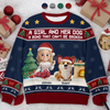 Custom Unisex Ugly Sweatshirt - Personalized  Christmas Birthday Gifts For Dog Cat Lovers, Dog Dad And Mom, Cat Owners - Forever My Fur Family