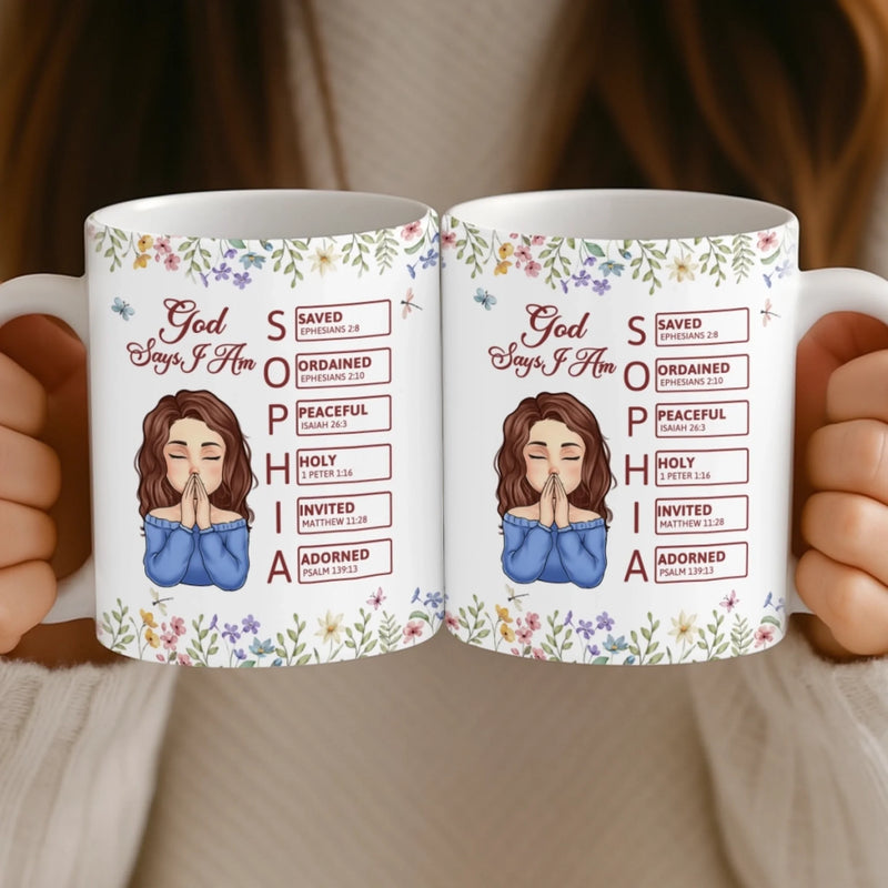 Custom Mug - Personalized Birthday Gifts For Besties, Sisters, BFF, Family, Yourself - Becoming The Best Version Of Me