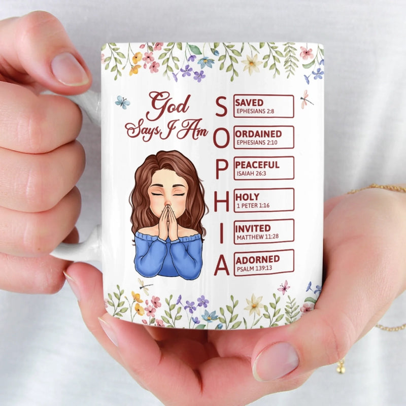 Custom Mug - Personalized Birthday Gifts For Besties, Sisters, BFF, Family, Yourself - Becoming The Best Version Of Me