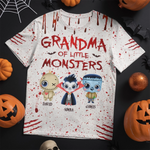 Custom Unisex T-shirt - Personalized Halloween Costume Birthday Gifts For Mom, Grandma - Tiny Ghosts Spread Halloween Costume Joy