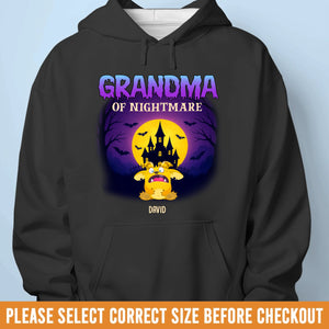 Custom Unisex T-shirt, Premium T-shirt, Hoodie - Personalized Halloween Birthday Gifts For Mom, Grandma - Spooky Smiles In Every Corner
