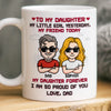 Custom Mug - Personalized Birthday Gifts For Dad, Daughter - Like Father Like Daughter
