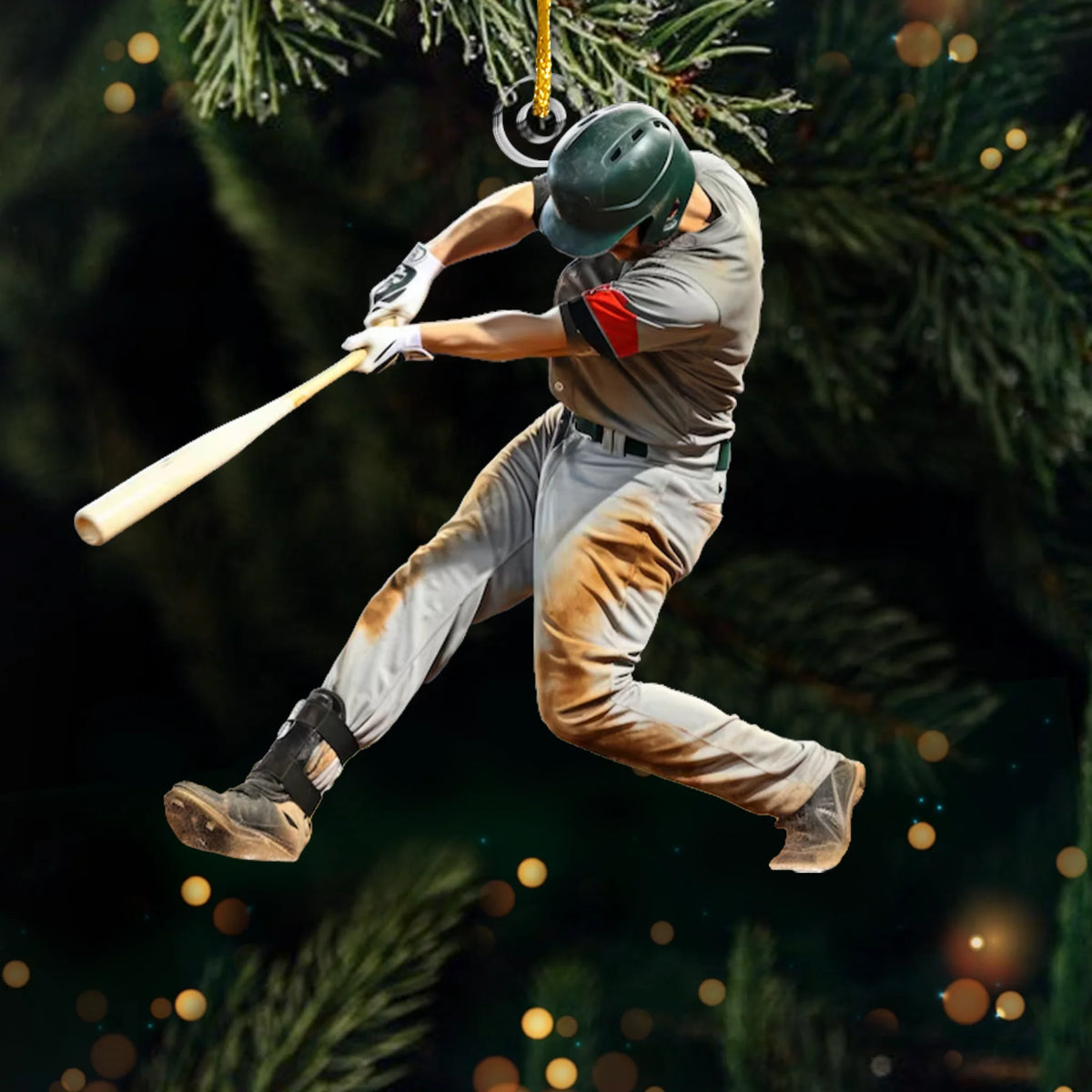 Custom Photo Baseball Acrylic Ornament - Personalized Christmas Birthday Gifts For Besties, Sisters, BFF, Family, Yourself - Chasing Joy One Game At A Time