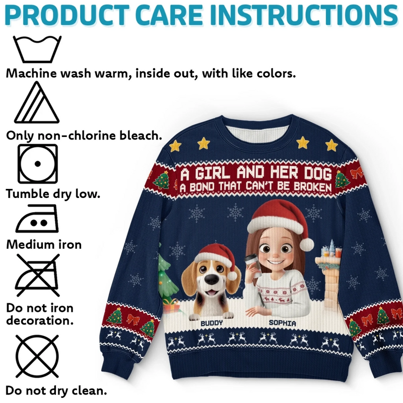 Custom Unisex Ugly Sweatshirt - Personalized  Christmas Birthday Gifts For Dog Cat Lovers, Dog Dad And Mom, Cat Owners - Santa Claws Is Coming
