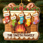 Custom Acrylic Ornament - Personalized Christmas Birthday Gifts For Mom, Dad, Kids - Our Family’s Christmas Magic