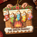 Custom Acrylic Ornament - Personalized Christmas Birthday Gifts For Mom, Dad, Kids - Our Family’s Christmas Magic