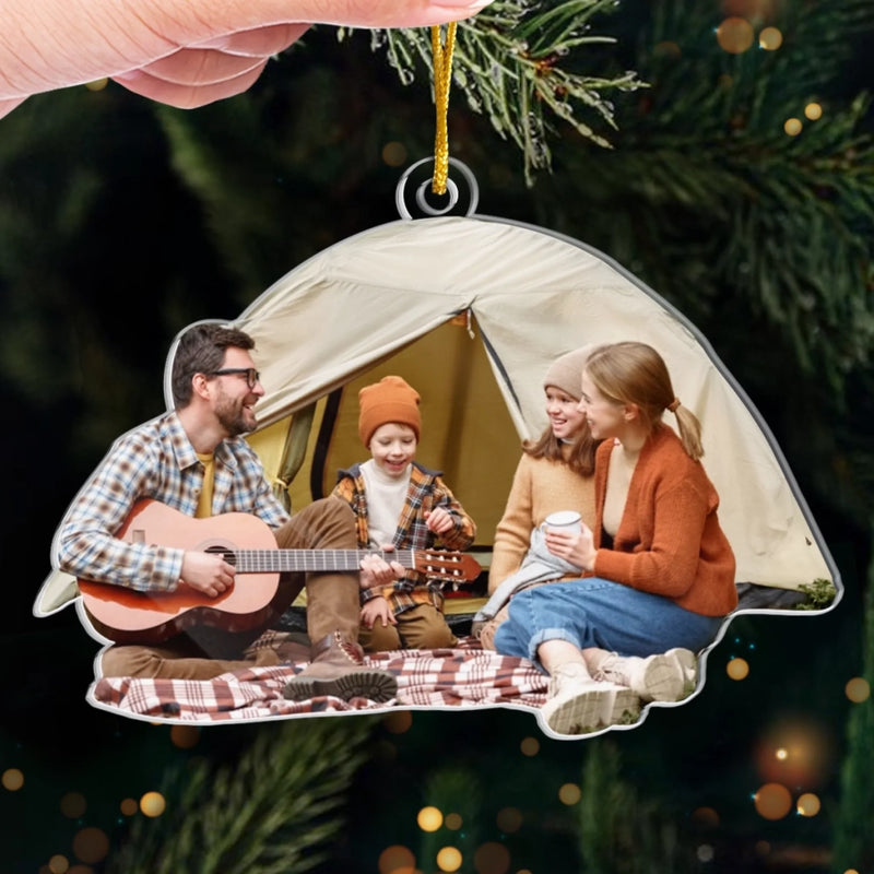 Custom Photo Acrylic Ornament - Personalized Christmas Birthday Gifts For Besties, Sisters, BFF, Family, Yourself - Lost In What I Love Most