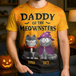 Custom Unisex T-shirt - Personalized Halloween Costume  Birthday Gifts For Cat Lovers, Cat Mom And Dad - When Halloween Costume Meets Cattitude