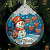 Custom Glass Ornament - Personalized Christmas Birthday Gifts For Mom, Dad, Kids - Merry Little Family
