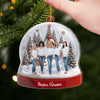 Custom Photo Acrylic Ornament - Personalized Christmas Birthday Gifts For Mom, Dad, Kids - Together Is The Best Place To Be