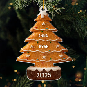 Custom Acrylic Ornament - Personalized Christmas Birthday Gifts For Mom, Dad, Kids - Joyful Loving Family