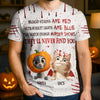 Custom Unisex T-shirt - Personalized Halloween  Birthday Gifts For Cat Lovers, Cat Mom And Dad - Purranormal Activity
