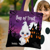 Custom Tote Bag, Trick Or Treat Bag - Personalized Halloween  Birthday Gifts For Kids - Bag Of Treat