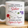 Custom Mug - Personalized Best Friend Birthday Gifts For Women, Besties, Sisters, BFF - Life’s Better With You
