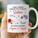 Custom Name Sister Gifts - Personalized Mugs