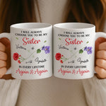 Custom Name Sister Gifts - Personalized Mugs