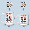 Custom Mug - Personalized Anniversary Wedding Gifts For Husband And Wife, Him And Her - Together Is My Favorite Place