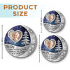 Custom Photo Acrylic Ornament - Personalized Christmas Memorial Sympathy Gifts For Loss Of Mom, Dad - In Our Hearts Forevermore
