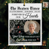 Custom Photo Acrylic Ornament - Personalized Christmas Memorial Sympathy Gifts For Loss Of Mom, Dad - In Our Hearts Forevermore