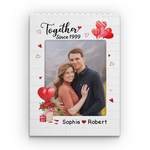 Custom Photo Anniversary Couple Gifts - Personalized Building Brick Blocks