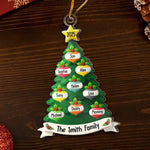 Custom Name Christmas Family Gifts - Personalized Ornament