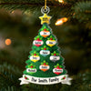 Custom Acrylic Ornament - Personalized Christmas Birthday Gifts For Mom, Dad, Kids - Our Love, Our Family