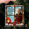 Custom Photo Acrylic Ornament - Personalized Christmas Memorial Sympathy Gifts For Loss Of Mom, Dad - Love Lives Beyond The Goodbye