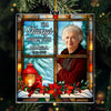 Custom Photo Acrylic Ornament - Personalized Christmas Memorial Sympathy Gifts For Loss Of Mom, Dad - Love Lives Beyond The Goodbye