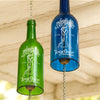 Custom Wine Bottle Wind Chime - Personalized Anniversary Wedding Gifts For Husband And Wife, Him And Her - Two Hearts, One Family Tree