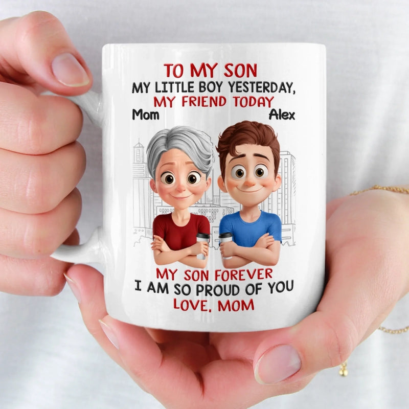 Custom Mug - Personalized Birthday Gifts For Mom, Son - My Choice, My Child, My Love
