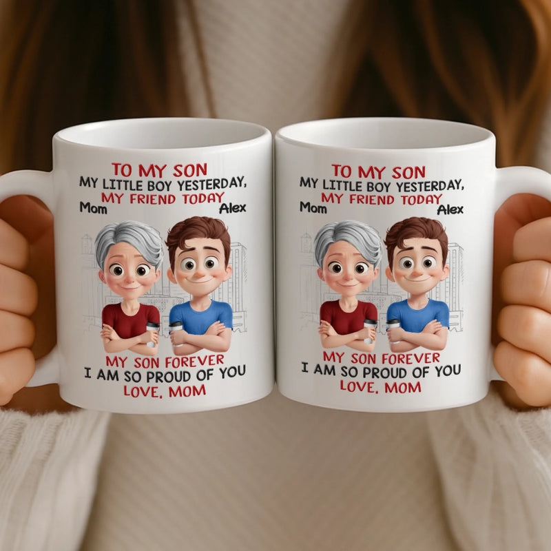 Custom Mug - Personalized Birthday Gifts For Mom, Son - My Choice, My Child, My Love