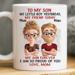 Custom Mug - Personalized Birthday Gifts For Mom, Son - My Choice, My Child, My Love