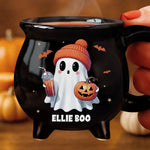 Custom 12oz Ceramic Cauldron Coffee Mug - Personalized Halloween Witchy Gifts For Besties, Sisters, BFF, Family, Yourself - Trick Or Treat Yourself