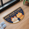 Custom Shaped Doormat - Personalized Birthday Gifts For Cat Lovers, Cat Mom And Dad - The Great Cat Escape