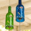 Custom Long Distance Wine Bottle Wind Chime - Personalized Best Friend Birthday Gifts For Women, Besties, Sisters, BFF - Always Besties